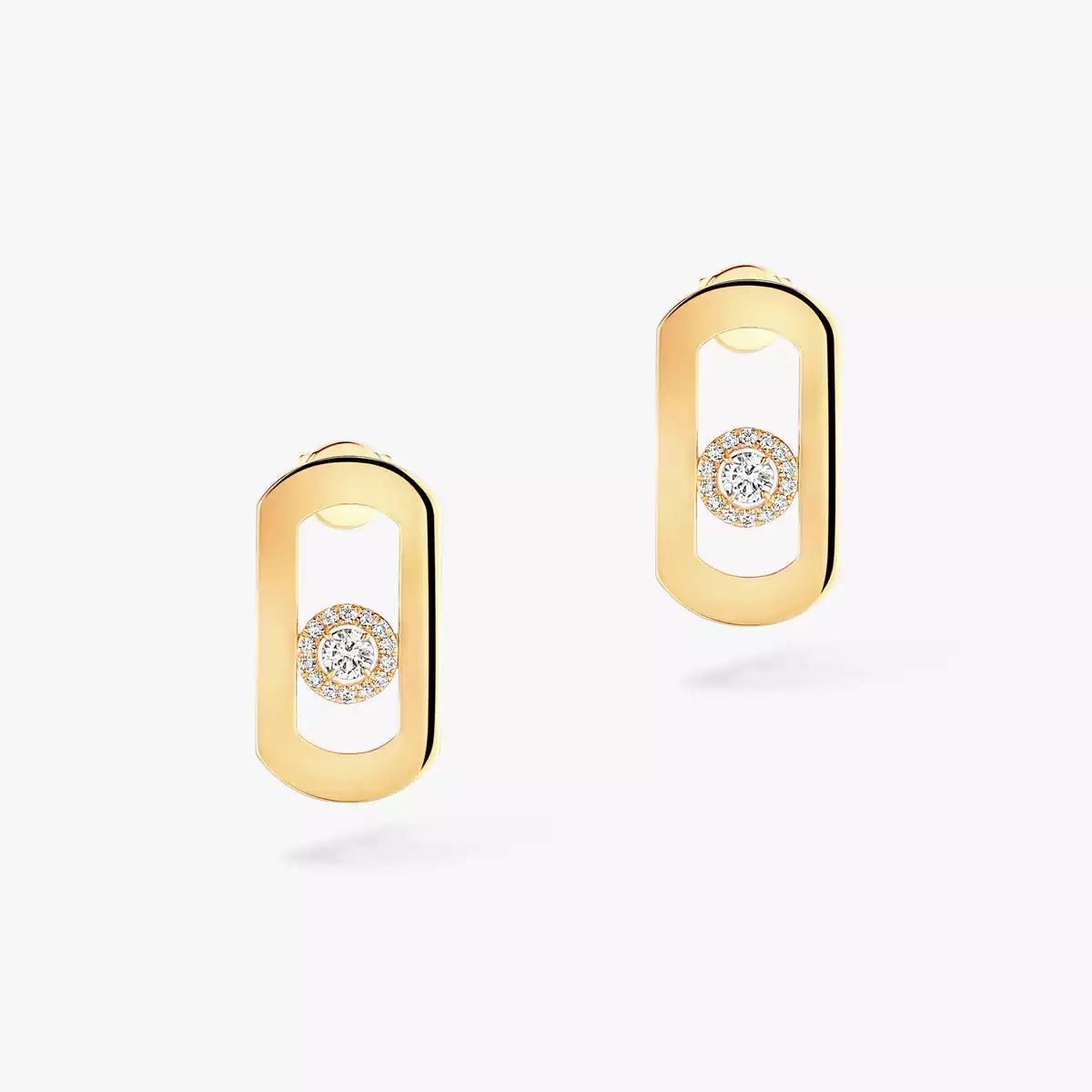 [Dream]So Move Diamantohrringe in Gelbgold