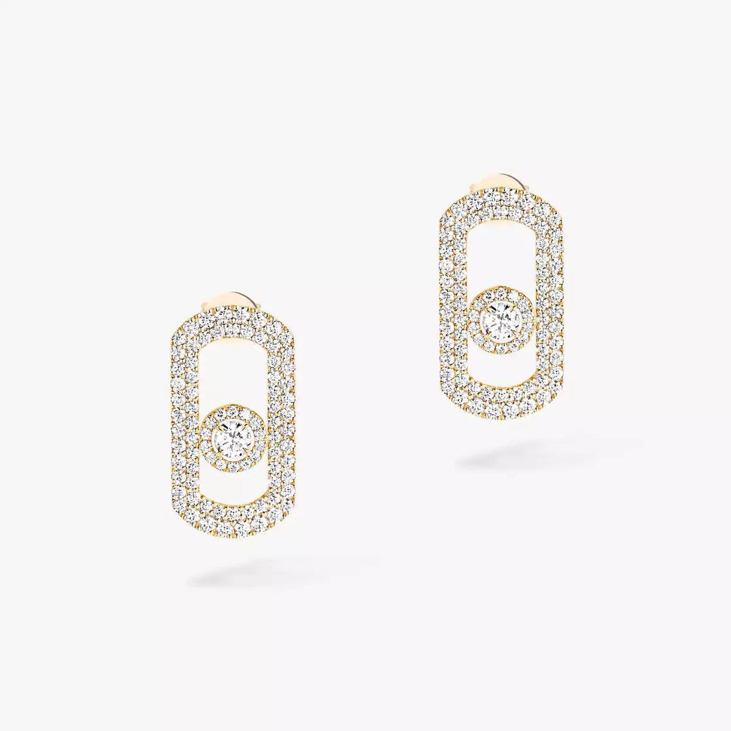[Dream]So Move Pavé-Ohrringe mit Diamantbesatz in Silber