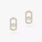 [Dream]So Move Pavé-Ohrringe mit Diamantbesatz in Silber