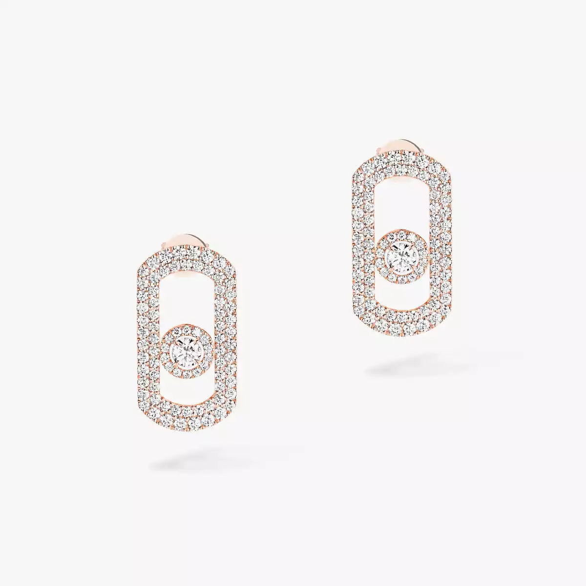 [Dream]So Move Pavé-Ohrringe mit Diamantbesatz in Silber