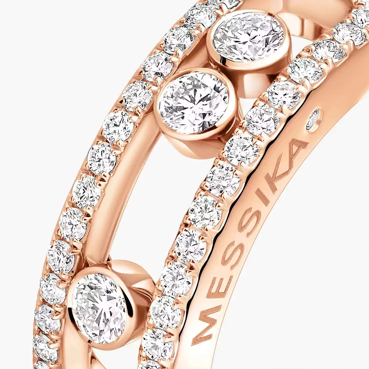 [Dream] Move Gold Diamond Pave_ Ring