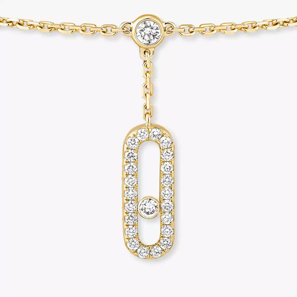 [Dream] Move Uno pavé ankle bracelet