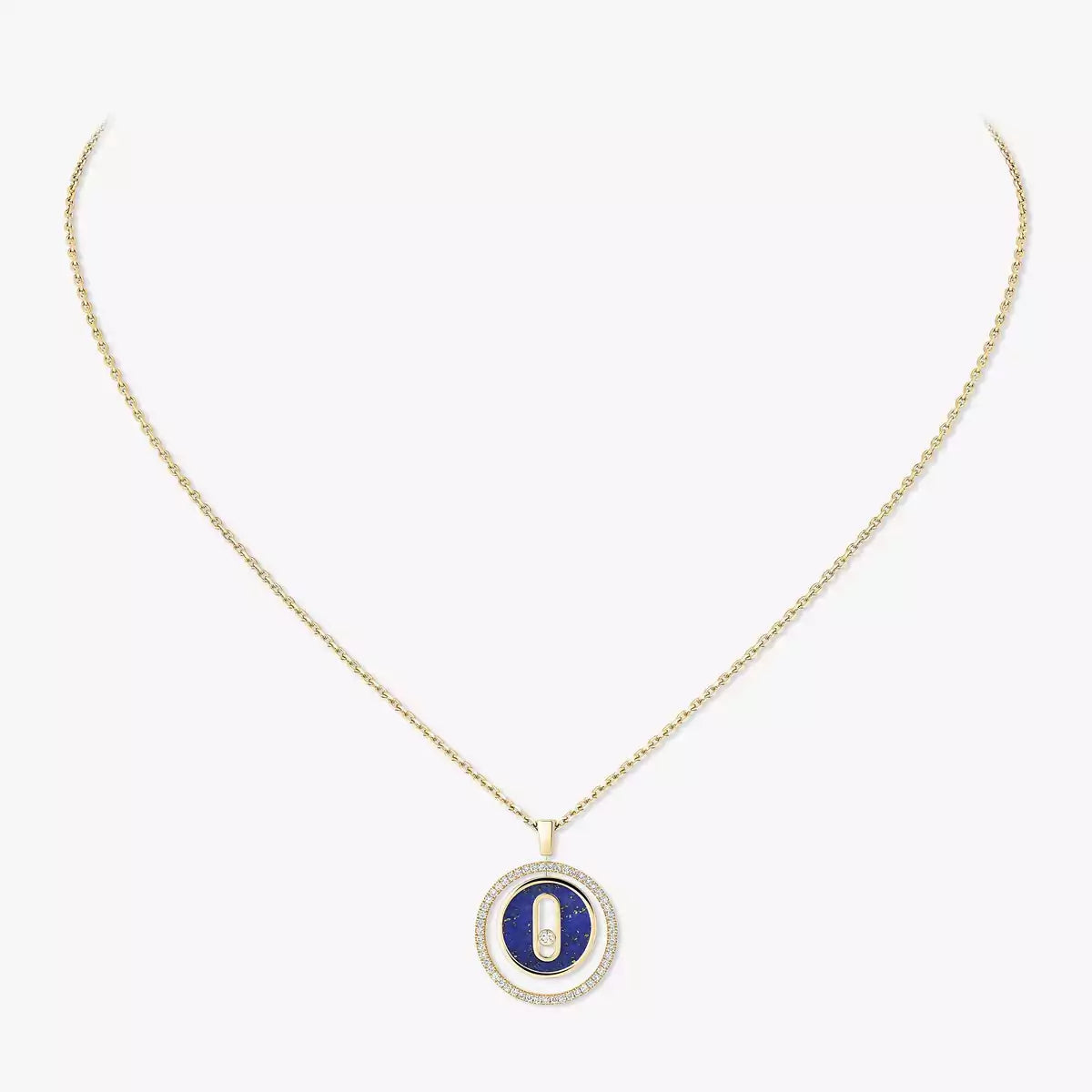 [Dream]Lucky Move Diamond Necklace in Rose Gold and White Mother-of-Pearl