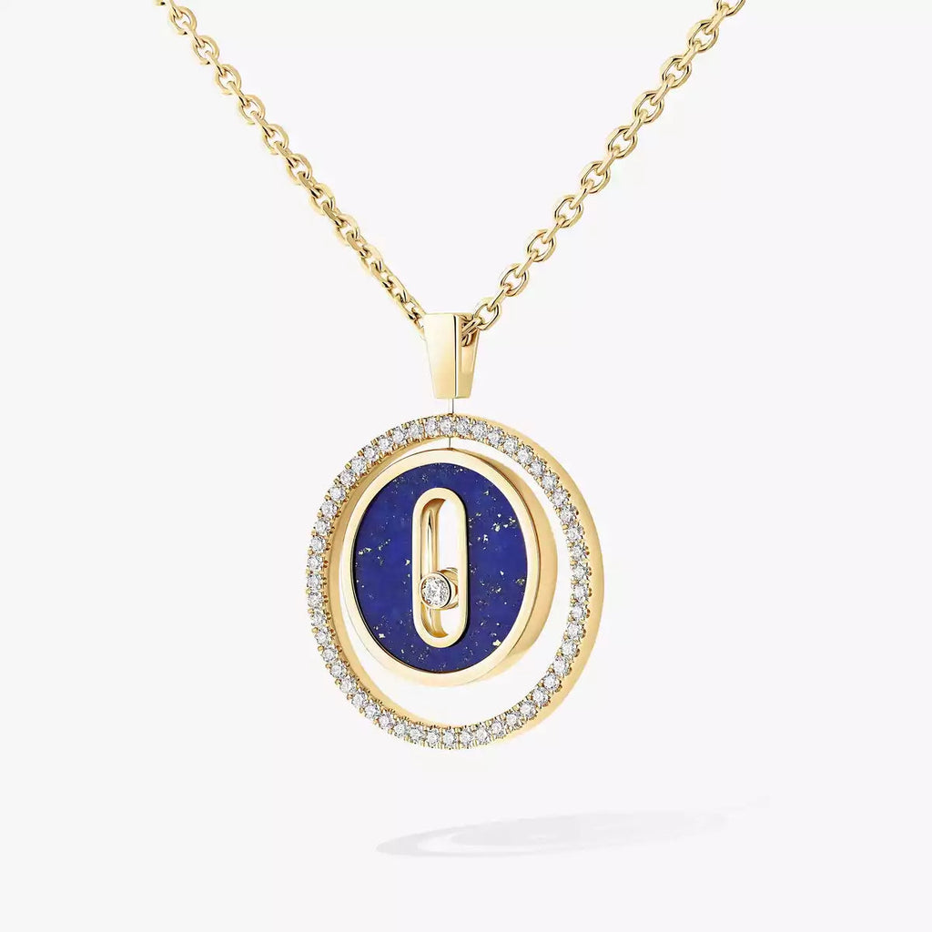 [Dream]Lucky Move Diamond Necklace in Rose Gold and White Mother-of-Pearl