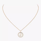 [Dream]Lucky Move Diamond Necklace in Rose Gold and White Mother-of-Pearl
