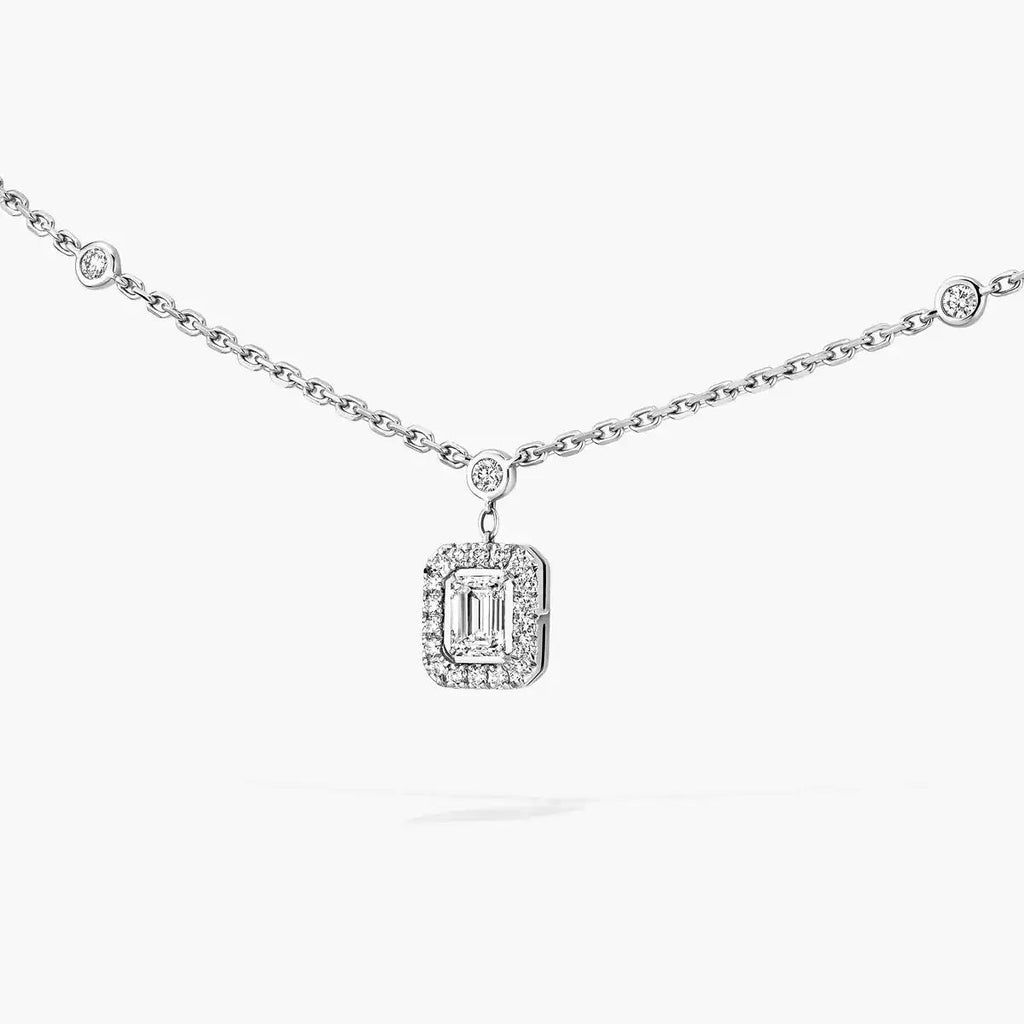 [Dream]My Twin Diamond Necklace in Silver