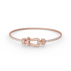 Dream FORCE  HORSESHOE  DIAMOND TENNIS BRACELET