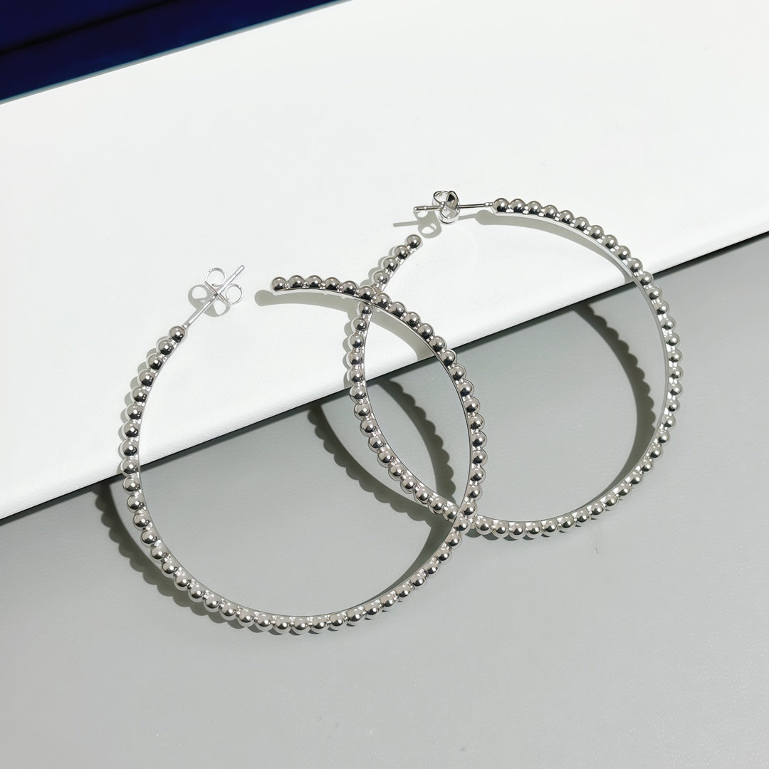 [Dream ]  SMOOTH BEAD STUD EARRINGS