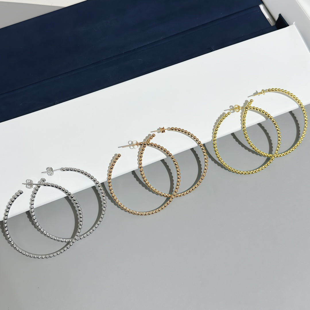 [Dream ]  SMOOTH BEAD STUD EARRINGS