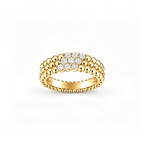[Dream ]  THREE-ROW DIAMOND RING