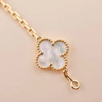 [Dream ]New CLOVER WHITE PEARL MOP 5 MOTIF BRACELET COLLECTION