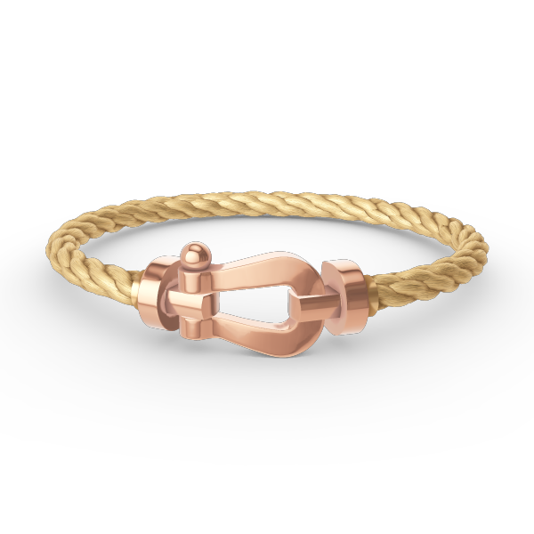 Dream FORCE LARGE HORSESHOE NO DIAMOND BRACELET ROSE GOLD