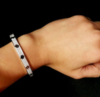Dream LOVE ARMBAND 6,1 MM KERAMIK MIT DIAMANTBESATZ