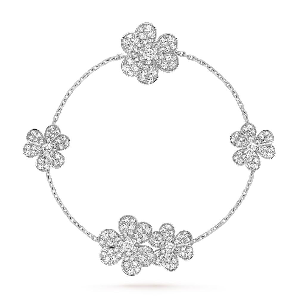 Dream FRIVOLE SILVER 5 FLOWERS BRACELET