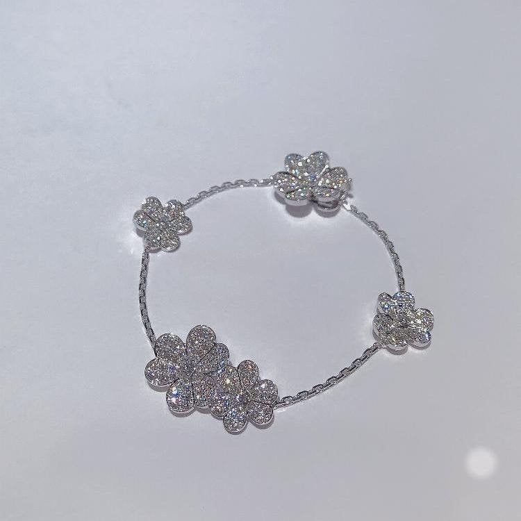 Dream FRIVOLE SILVER 5 FLOWERS BRACELET