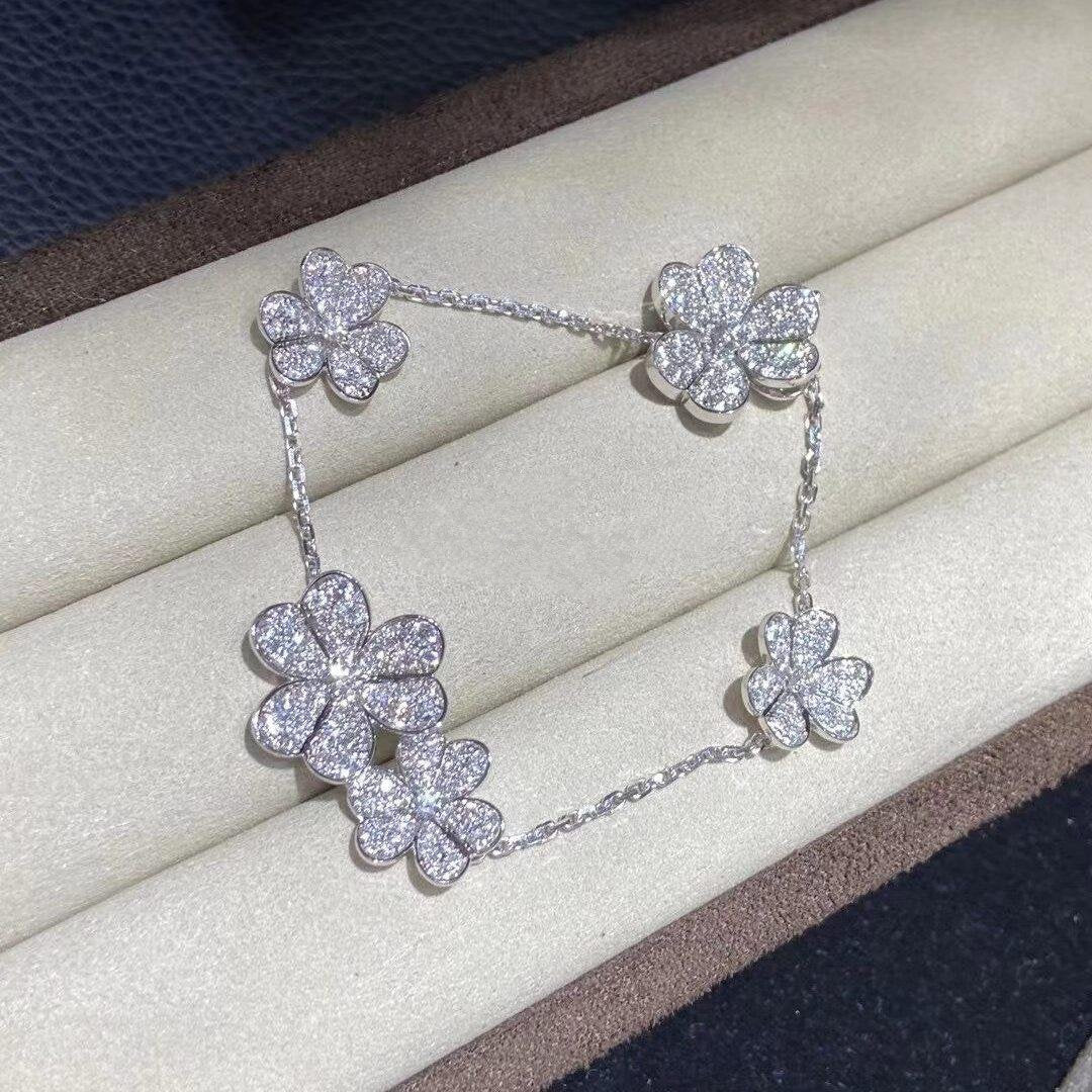 Dream FRIVOLE SILVER 5 FLOWERS BRACELET