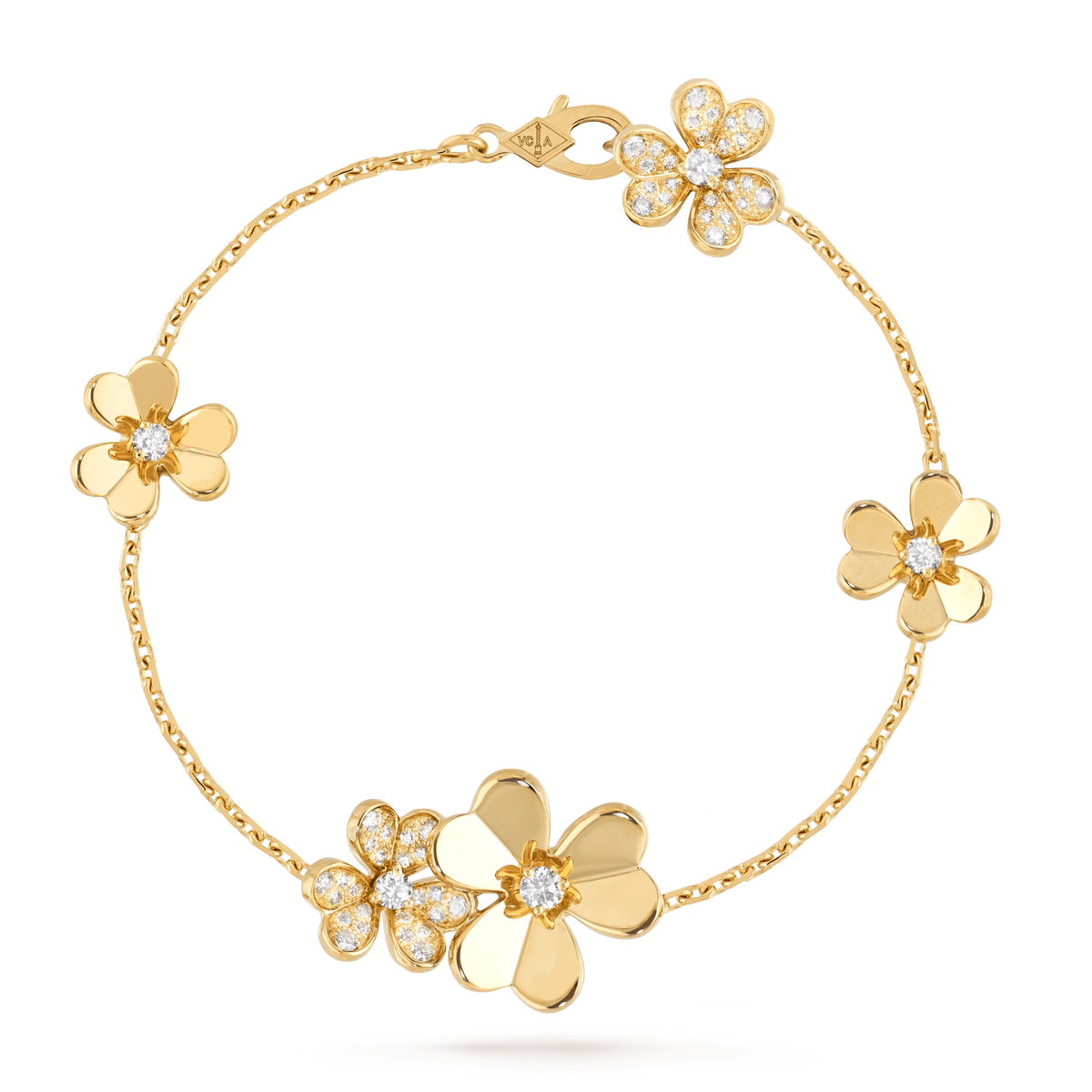 Dream FRIVOLE GOLD 5 FLOWERS BRACELET
