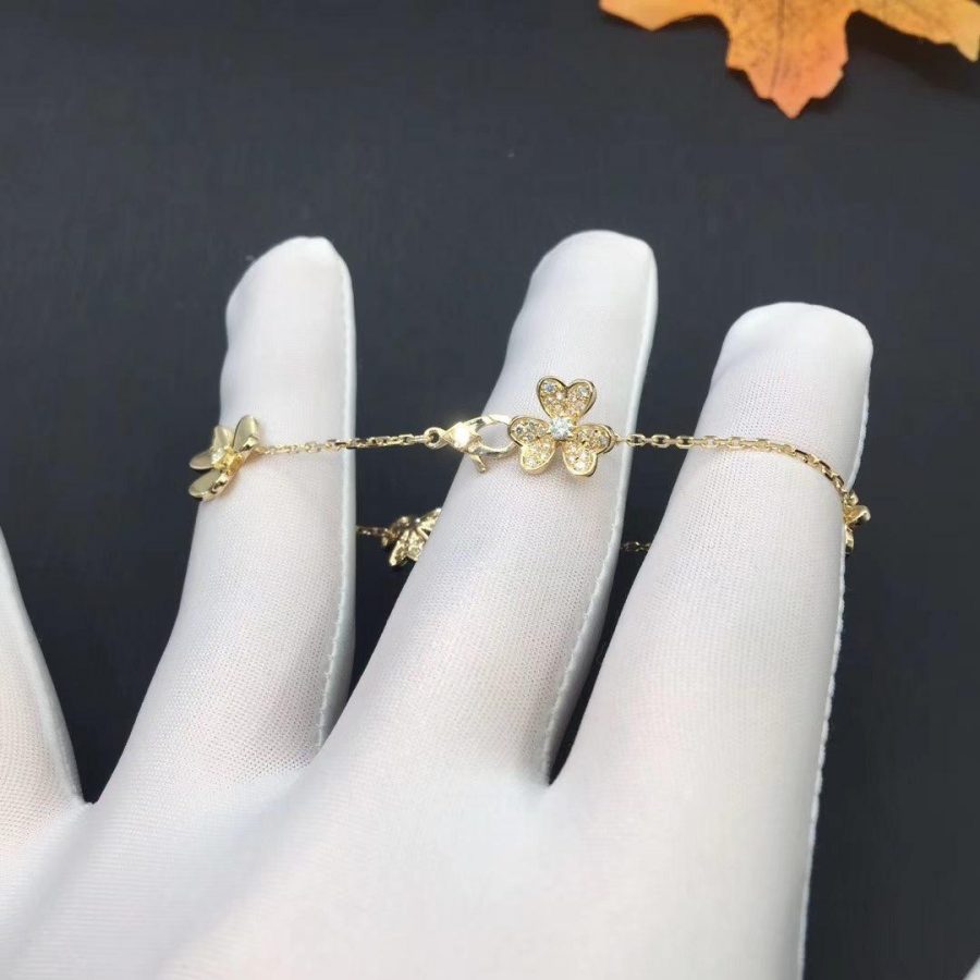 Dream FRIVOLE GOLD 5 FLOWERS BRACELET