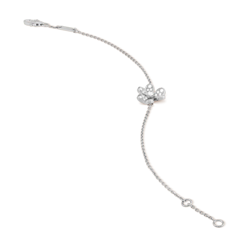 Dream FRIVOLE BLUMEN-ARMBAND AUS SILBER MIT DIAMANT