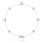 Dream FRIVOLE SILVER 9 FLOWERS NECKLACE