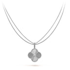 Dream CLOVER 25MM SILVER BIG CLOVER NECKLACE