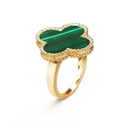 Dream CLOVER MALACHITE RING