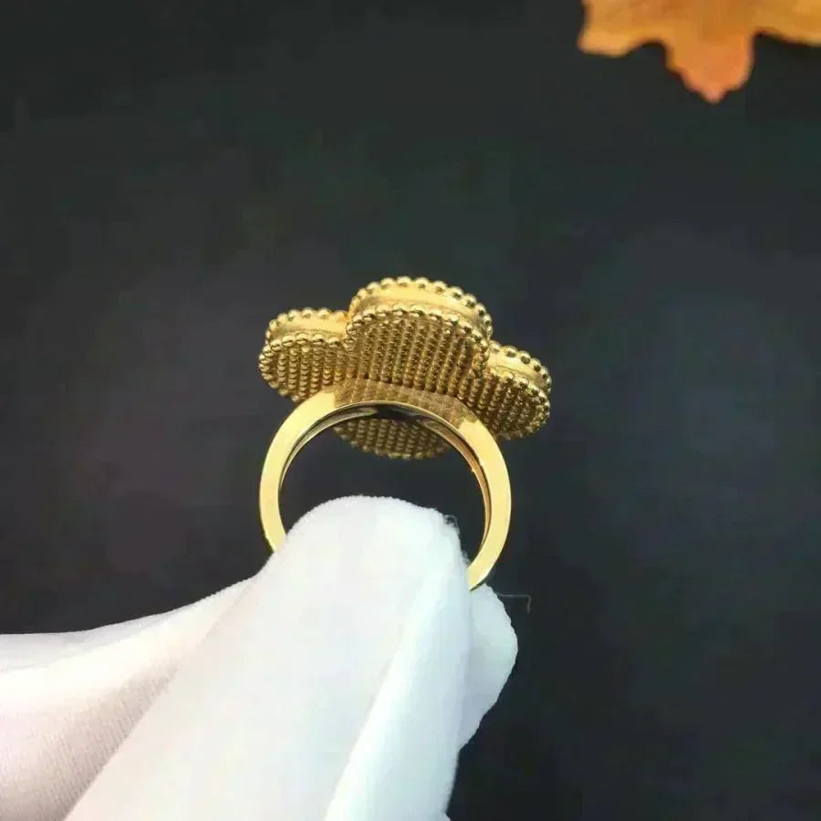Dream CLOVER MALACHITE RING
