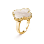 Dream CLOVER WHITE MOP RING