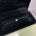 Dream CLOVER  SINGLE FLOWER BRACELET SILVER