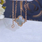 Dream CLOVER WHITE MOP SINGLE FLOWER BRACELET