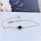 Dream CLOVER ONYX SINGLE FLOWER BRACELET