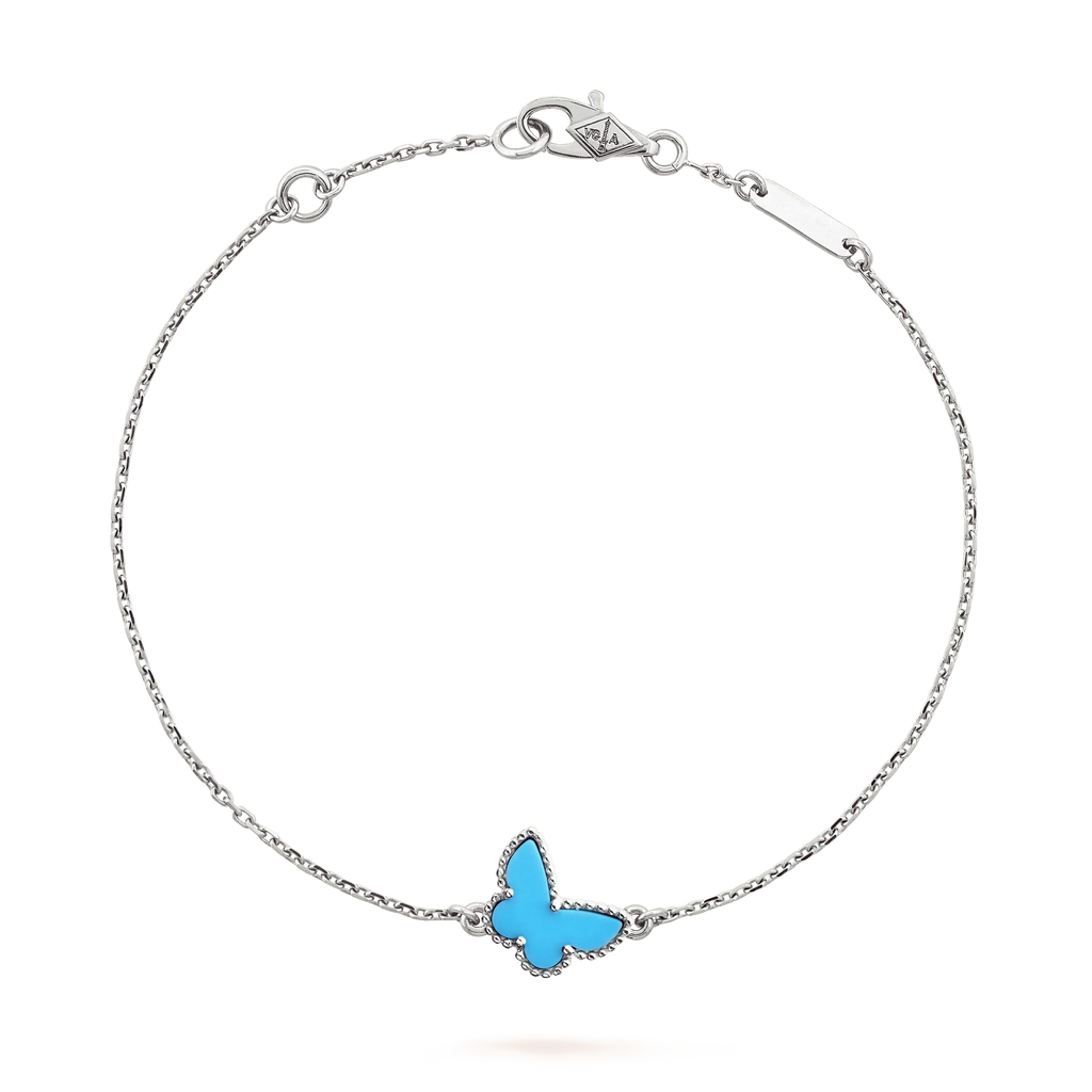 Dream BUTTERFLY TURQUOISE BUTTERFLY BRACELET SILVER