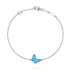 Dream BUTTERFLY TURQUOISE BUTTERFLY BRACELET SILVER