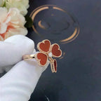 Dream SWEET CLOVER CARNELIAN RING