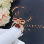Dream SWEET CLOVER CARNELIAN RING