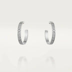Dream LOVE DIAMOND SILBER-CREOLEN