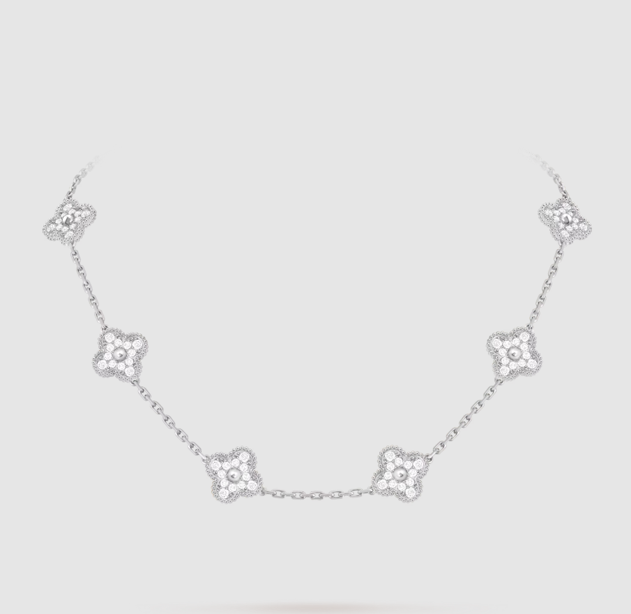 [Dream ]CLOVER 10 MOTIVE VOLLDIAMANT-HALSKETTE