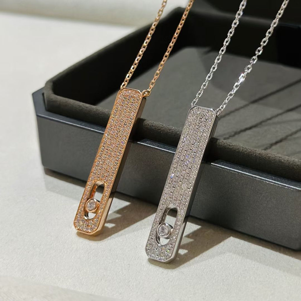 [Dream]MY FIRST DIAMOND PAVED NECKLACE