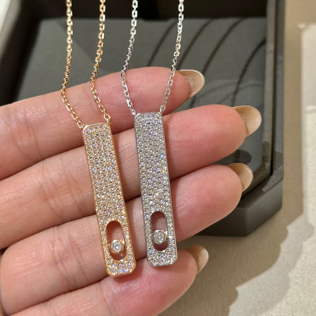 [Dream]MY FIRST DIAMOND PAVED NECKLACE