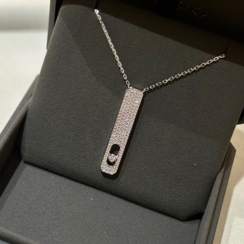 [Dream]MY FIRST DIAMOND PAVED NECKLACE