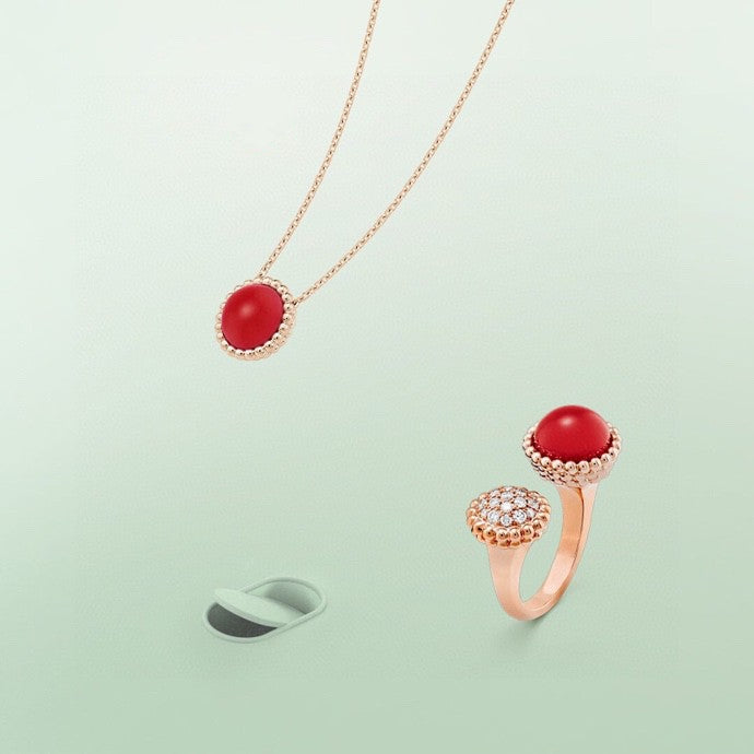 Dream PERLEE COULEURS DIAMOND ROSE GOLD BETWEEN THE FINGER RING