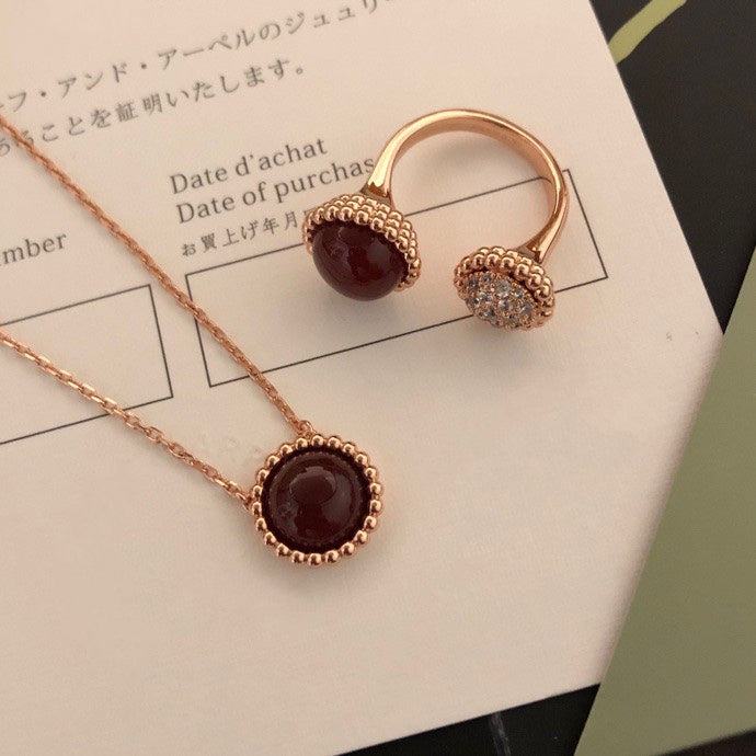 Dream PERLEE COULEURS DIAMOND ROSE GOLD BETWEEN THE FINGER RING