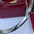 Dream PANTHÈRE Armreif, offenes Design, Silber