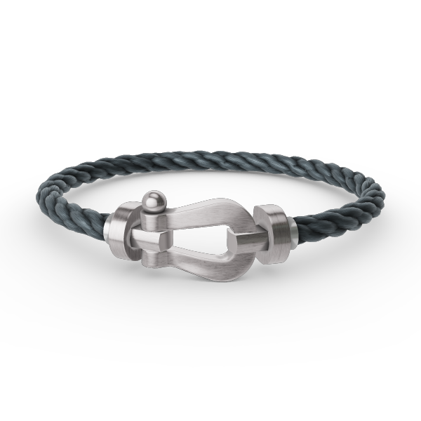 Dream FORCE LARGE HORSESHOE NO DIAMOND BRACELET SILVER