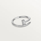 Dream JUSTE RING 1.8MM SILVER DIAMONDS