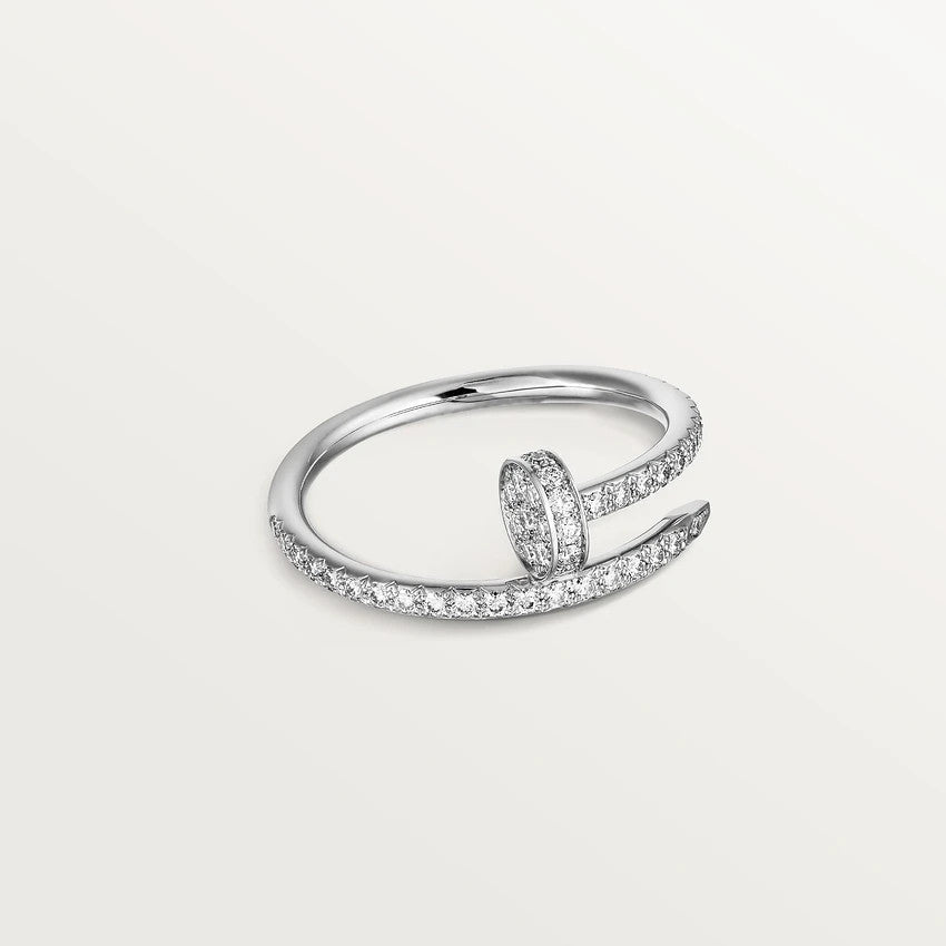 Dream JUSTE RING 1.8MM SILVER DIAMONDS