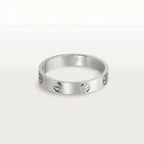 Dream LOVE RING 4MM 1 DIAMOND SILVER