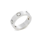 Dream LOVE RING 5.5MM 3 DIAMONDS SILVER