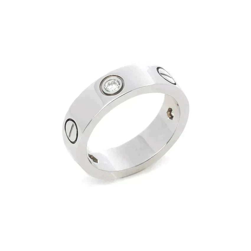ドリーム ラブリング 5.5mm 3ダイヤモンド シルバー