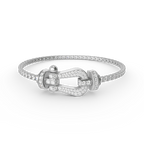 Dream FORCE  LARGE HORSESHOE FULL DIAMOND TENNIS BRACELET